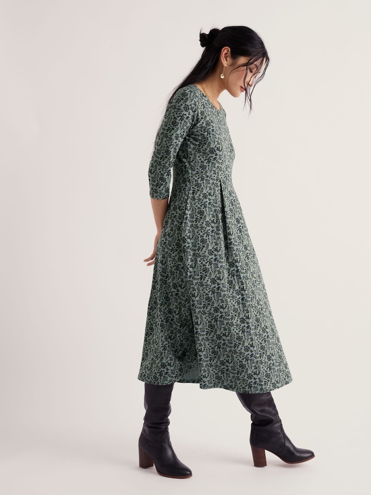 Seasalt Cornwall Blue Veronica Midi Dress - Image 2 of 5 Seasalt Cornwall Blue Veronica Midi Dress - Image 2 of 5