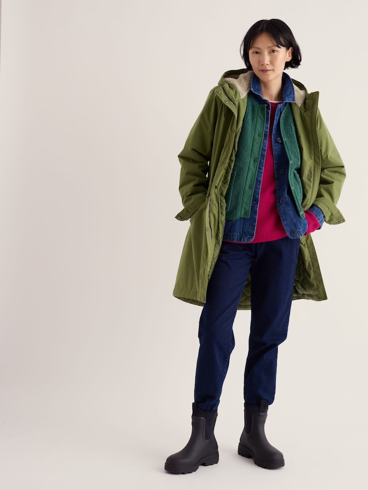 Seasalt Cornwall Green Tall Plant Hunter Waterproof Parka Coat - Image 2 of 5 Seasalt Cornwall Green Tall Plant Hunter Waterproof Parka Coat - Image 2 of 5