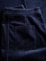 Seasalt Cornwall Blue Window Wren Cord Midi Skirt - Image 5 of 5