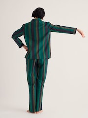 Seasalt Cornwall Blue Sailing Moon Pyjamas - Image 3 of 7