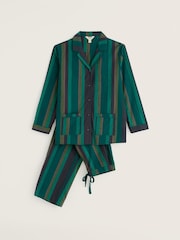 Seasalt Cornwall Blue Sailing Moon Pyjamas - Image 4 of 7