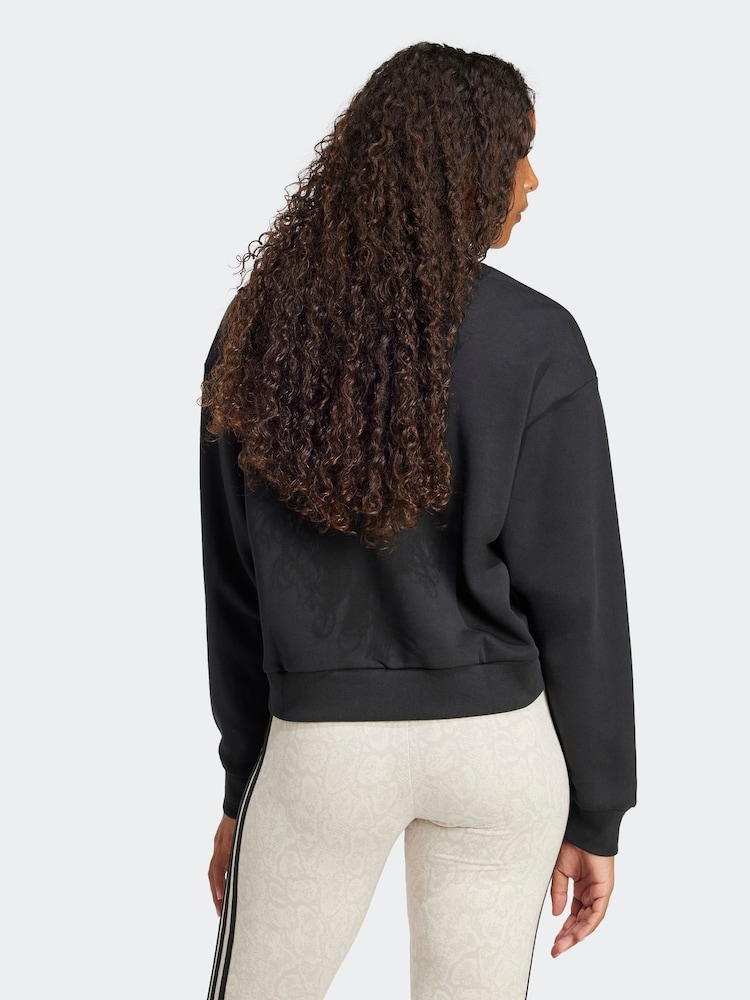 adidas originals Black Snake Print 100% Cotton Sweatshirt - Image 2 of 6