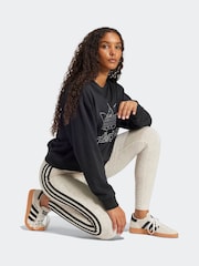adidas originals Black Snake Print 100% Cotton Sweatshirt - Image 3 of 6