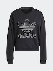 adidas originals Black Snake Print 100% Cotton Sweatshirt - Image 6 of 6