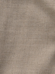 Neutral Regular Fit Smart Wool Blend Trousers With Linen and Functional Side Adjusters - Image 8 of 10