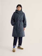 Seasalt Cornwall Blue Path Maker Waterproof Raincoat - Image 1 of 5