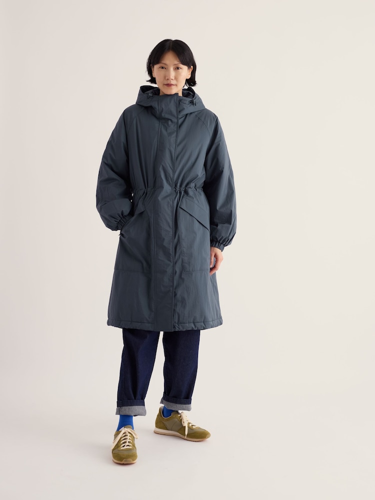 Seasalt Cornwall Blue Path Maker Waterproof Raincoat - Image 1 of 5