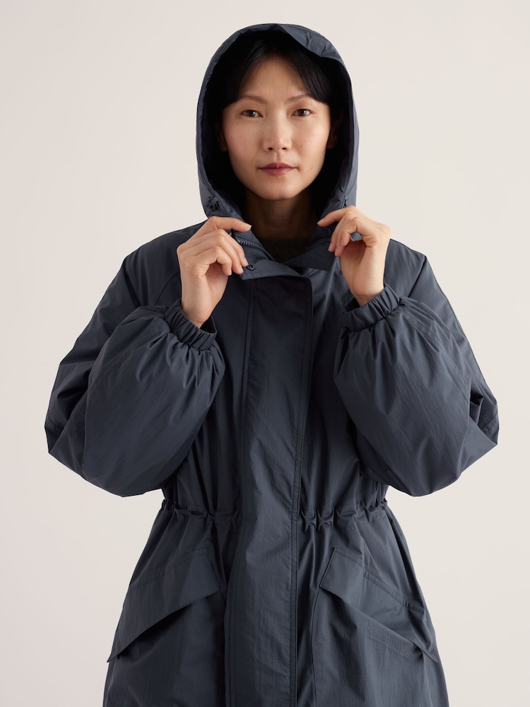 Seasalt Cornwall Blue Path Maker Waterproof Raincoat - Image 2 of 5