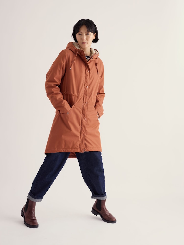 Seasalt Cornwall Brown Tall Petite Plant Hunter Waterproof Parka Coat - Image 1 of 5 Seasalt Cornwall Brown Tall Petite Plant Hunter Waterproof Parka Coat - Image 1 of 5
