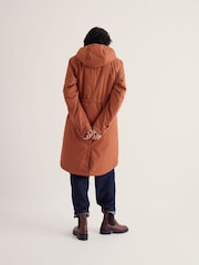 Seasalt Cornwall Brown Tall Petite Plant Hunter Waterproof Parka Coat - Image 2 of 5