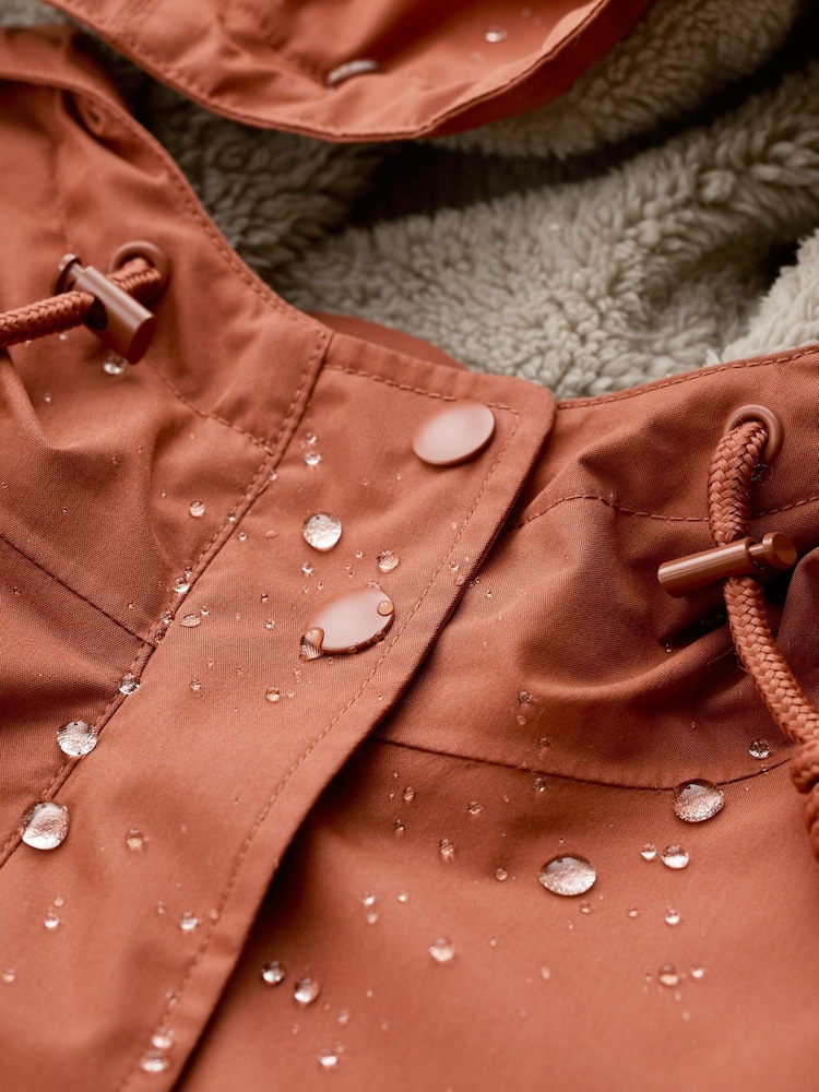 Seasalt Cornwall Brown Tall Petite Plant Hunter Waterproof Parka Coat - Image 5 of 5 Seasalt Cornwall Brown Tall Petite Plant Hunter Waterproof Parka Coat - Image 5 of 5