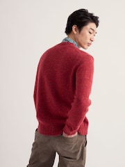 Seasalt Cornwall Red Trowan Crew Neck Jumper - Image 3 of 5
