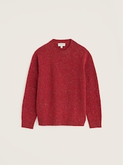 Seasalt Cornwall Red Trowan Crew Neck Jumper - Image 4 of 5