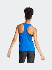 adidas Dark Blue Adizero Tank Vest - Image 2 of 8