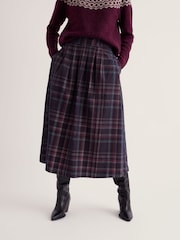 Seasalt Cornwall Purple Day Dream Cord Midi Skirt - Image 2 of 5