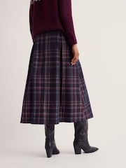 Seasalt Cornwall Purple Day Dream Cord Midi Skirt - Image 3 of 5