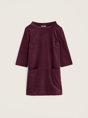 Seasalt Cornwall Purple Sail By The Stars Needlecord Tunic - Image 4 of 5