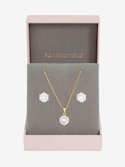 Jon Richard Gold Plated Cubic Zirconia Pendant Box Set - Image 4 of 4