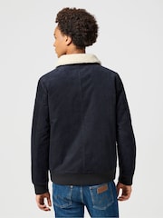 Wrangler Black Corduroy Aviator 100% Cotton Jacket - Image 3 of 5