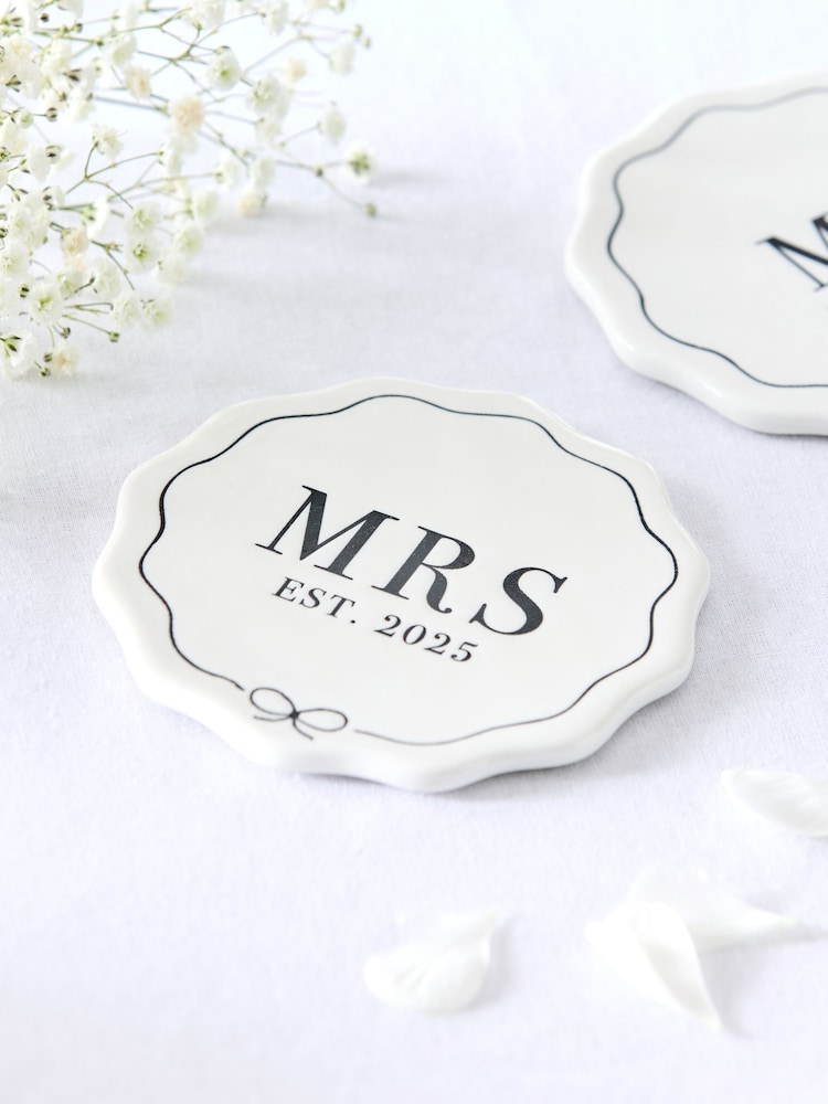 White Est in 2025 Wedding Coaster MRS - Image 1 of 4