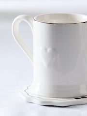Black/White Mr and Mrs Est 2025 Wedding Mug and Coaster Set - Image 4 of 7