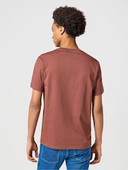 Rot - Wrangler Graphic 100% Cotton T-Shirt - Bild 2 von 5