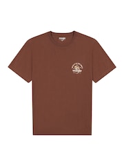 Rot - Wrangler Graphic 100% Cotton T-Shirt - Bild 5 von 5