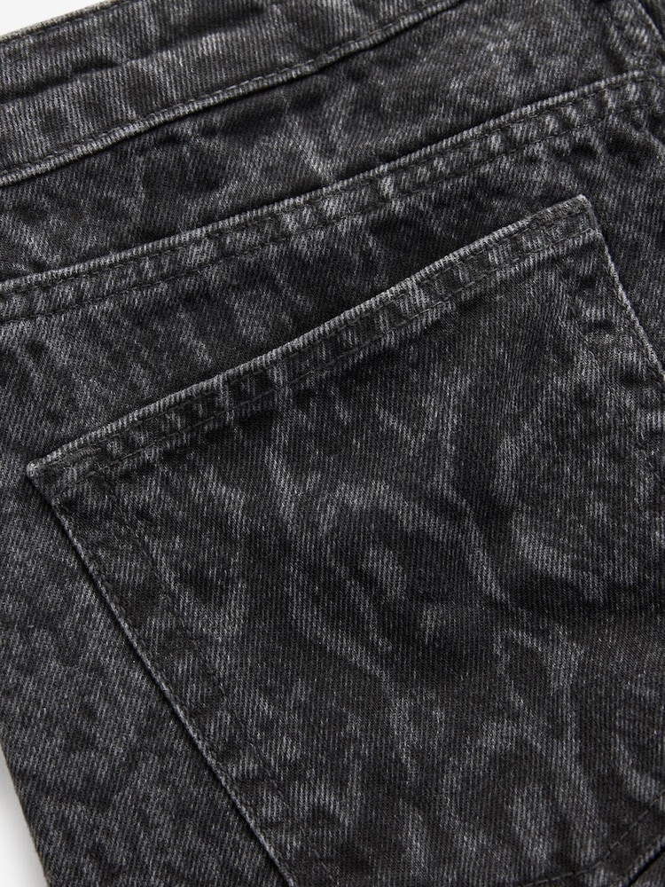 Black Snake Straight Leg 100% Cotton Jeans - Image 8 of 8