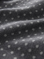 Black Polkadot 100% Cotton Straight Leg Jeans - Image 7 of 7
