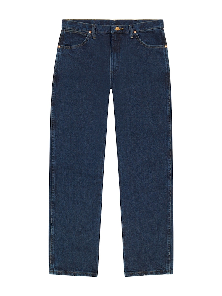 Синий деним - Wrangler Original Fit 13MWZ Cowboy Cut 100% Cotton Jeans - Image 5 of 5