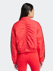 adidas Red Essentials 3-Stripe Insulate Jacket - Image 3 of 8