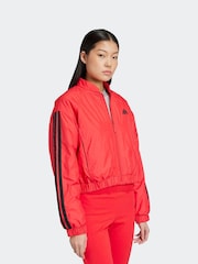 adidas Red Essentials 3-Stripe Insulate Jacket - Image 5 of 8