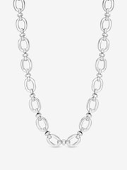 Jon Richard Silver Plated Open Link Necklace - Image 3 of 3