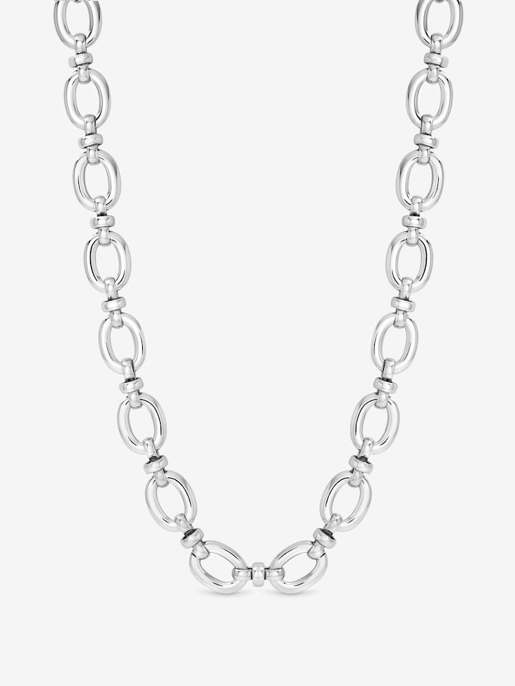 Jon Richard Silver Plated Open Link Necklace - Image 3 of 3