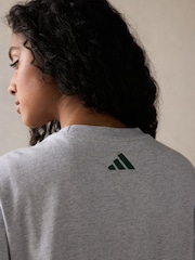 Gris - Camiseta de adidas - Imagen 5 de 6