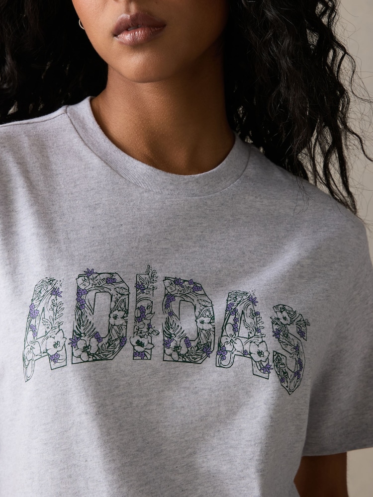 Gris - Camiseta de adidas - Imagen 6 de 6