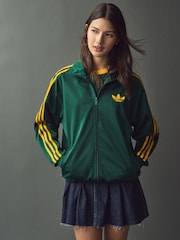 Verde - adidas Originals Firebird Loose Tracktop - Imagen 1 de 5