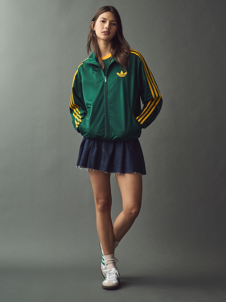 Verde - adidas Originals Firebird Loose Tracktop - Imagen 2 de 5