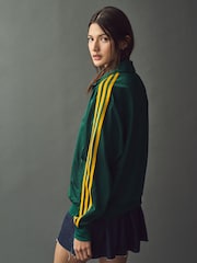 Verde - adidas Originals Firebird Loose Tracktop - Imagen 4 de 5