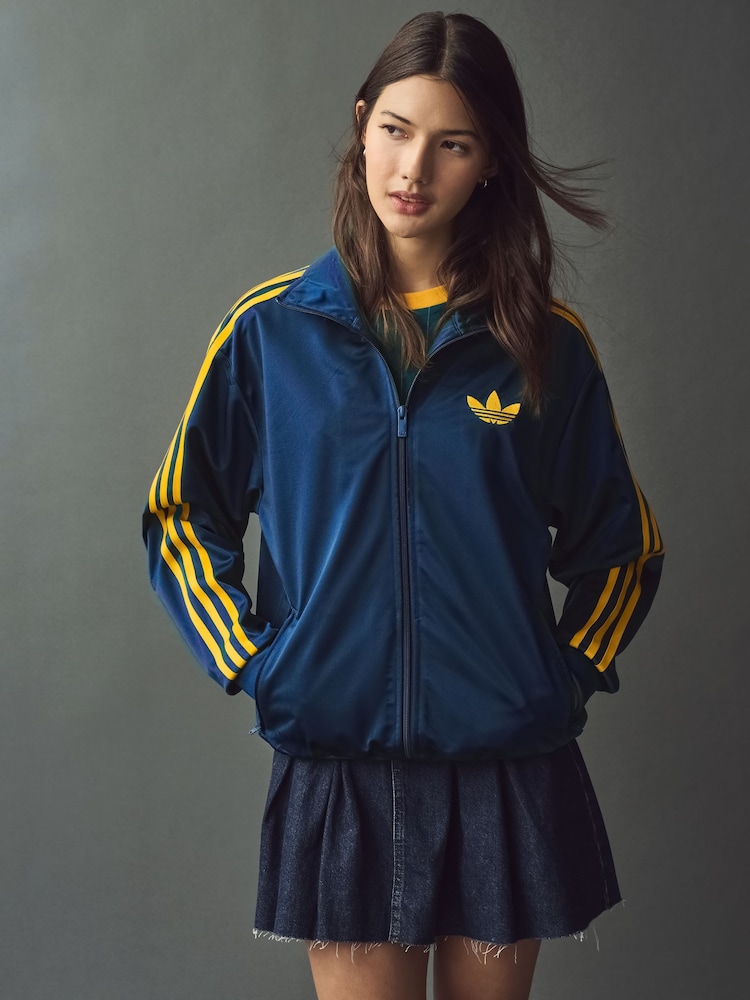 أزرق - رداء علوي رياضي فضفاض Firebird من adidas originals - صورة 1 من 9