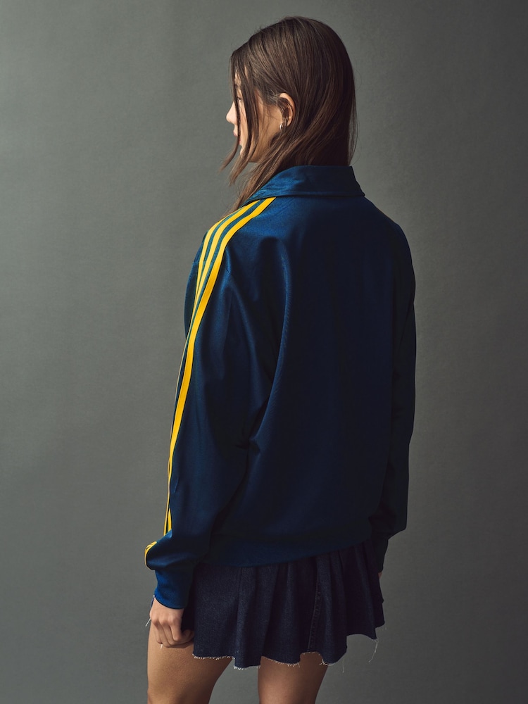 أزرق - رداء علوي رياضي فضفاض Firebird من adidas originals - صورة 2 من 9