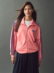 وردي - رداء علوي رياضي فضفاض Firebird من adidas originals - صورة 2 من 6