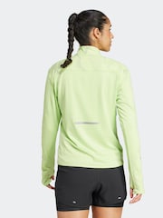 adidas Green Ultra Hi Running Half-Zip Top - Image 2 of 6