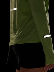 adidas Green Ultra Hi Running Half-Zip Top - Image 5 of 6