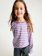 Cotton On Essential Long Selves Boxy T-Shirt & Wide Leg Joggers Set - תמונה 3 מתוך 7