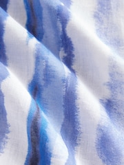 Blue Tie Dye Beach Shirt Cover-Up - Image 9 of 9