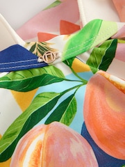 Bright Fruit/Tropical Print Shaping Tummy Control Swimsuit - Image 8 of 8