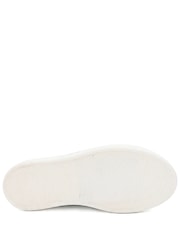 Jones Bootmaker Black Amaliadawide Wide Fit Leather Platform Trainers - Image 6 of 6