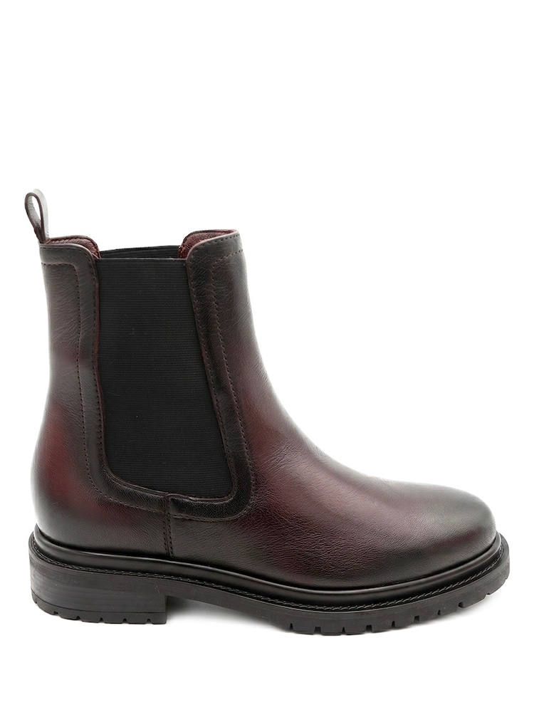 Jones Bootmaker Burgundy Red Kefalonia Leather Chelsea Boots - Image 1 of 5 Jones Bootmaker Burgundy Red Kefalonia Leather Chelsea Boots - Image 1 of 5