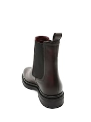 Jones Bootmaker Burgundy Red Kefalonia Leather Chelsea Boots - Image 3 of 5
